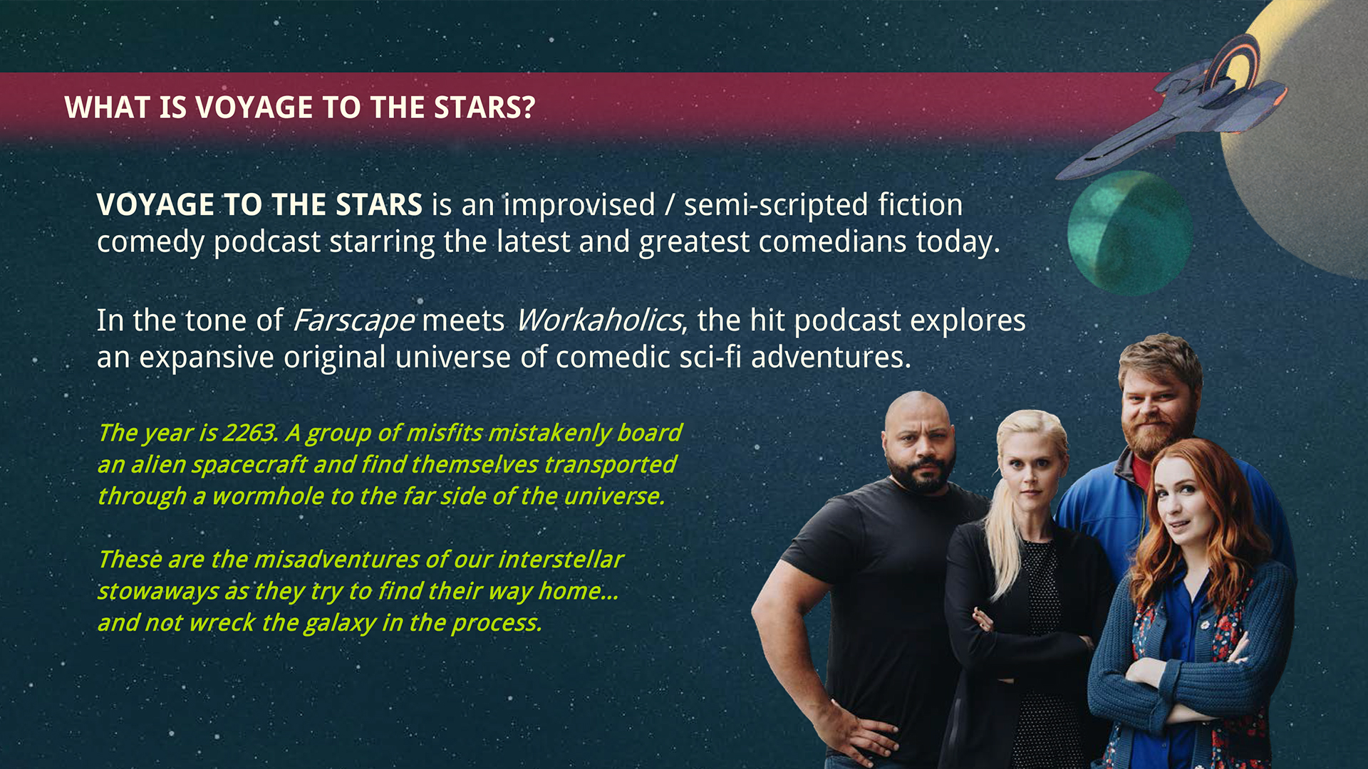 Voyage to the Stars – The Comic Book Series