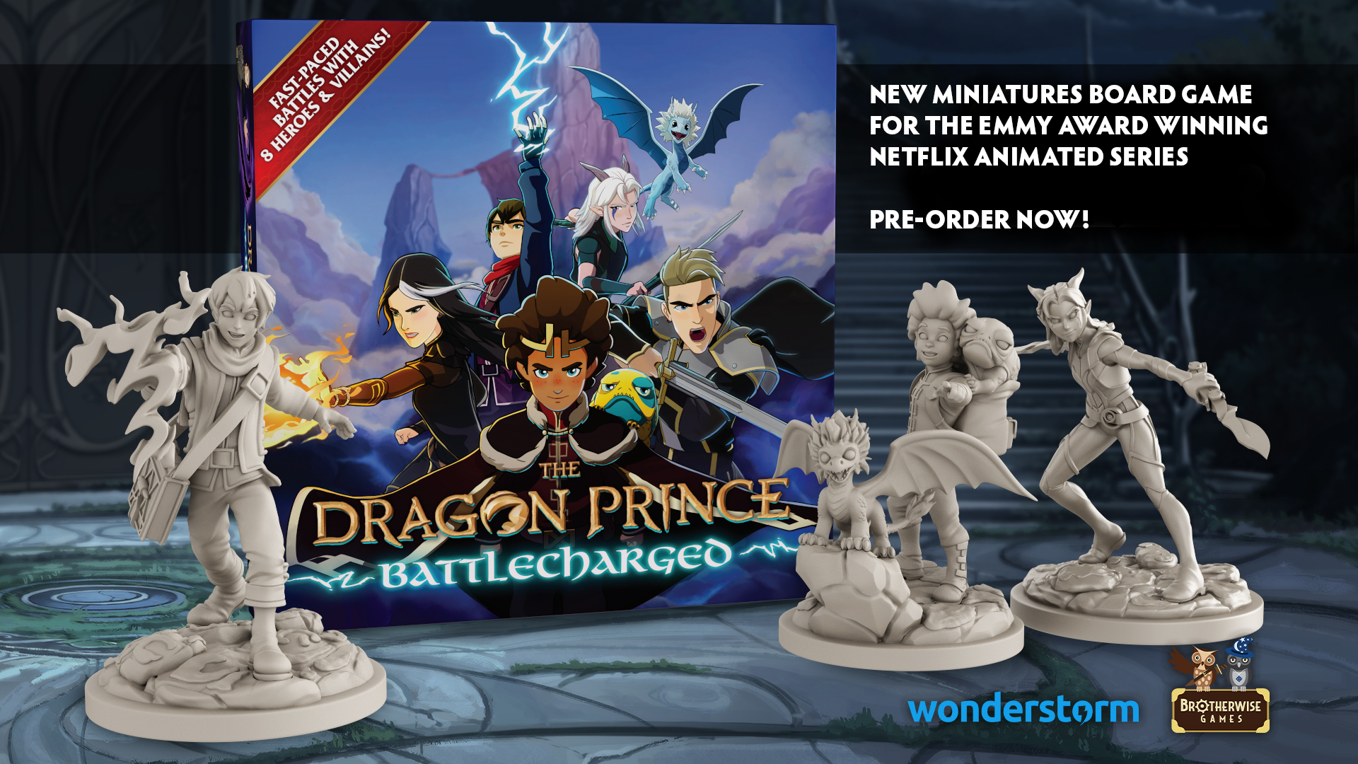 THE DRAGON PRINCE: BATTLECHARGED MINIATURES BOARD GAME