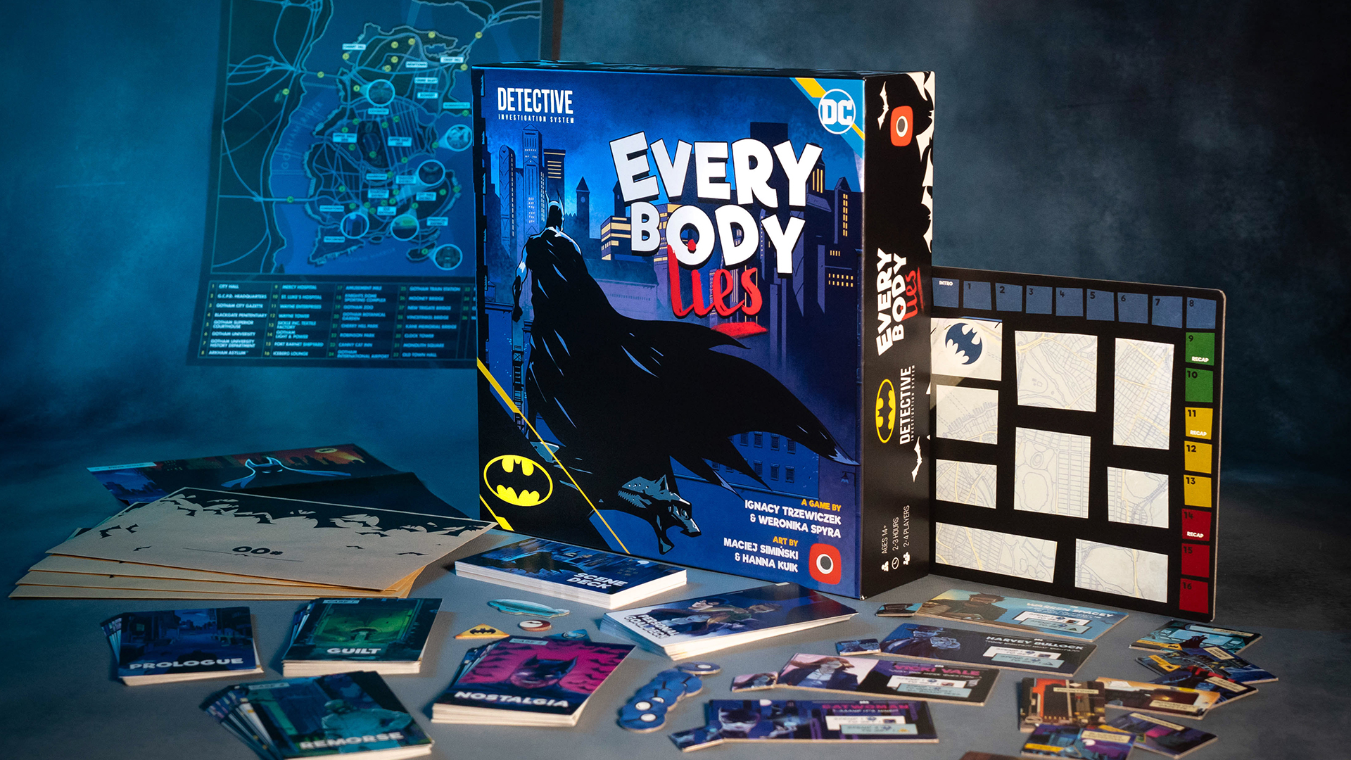 BATMAN: DETECTIVE CRIME-SOLVING BOARD GAMES