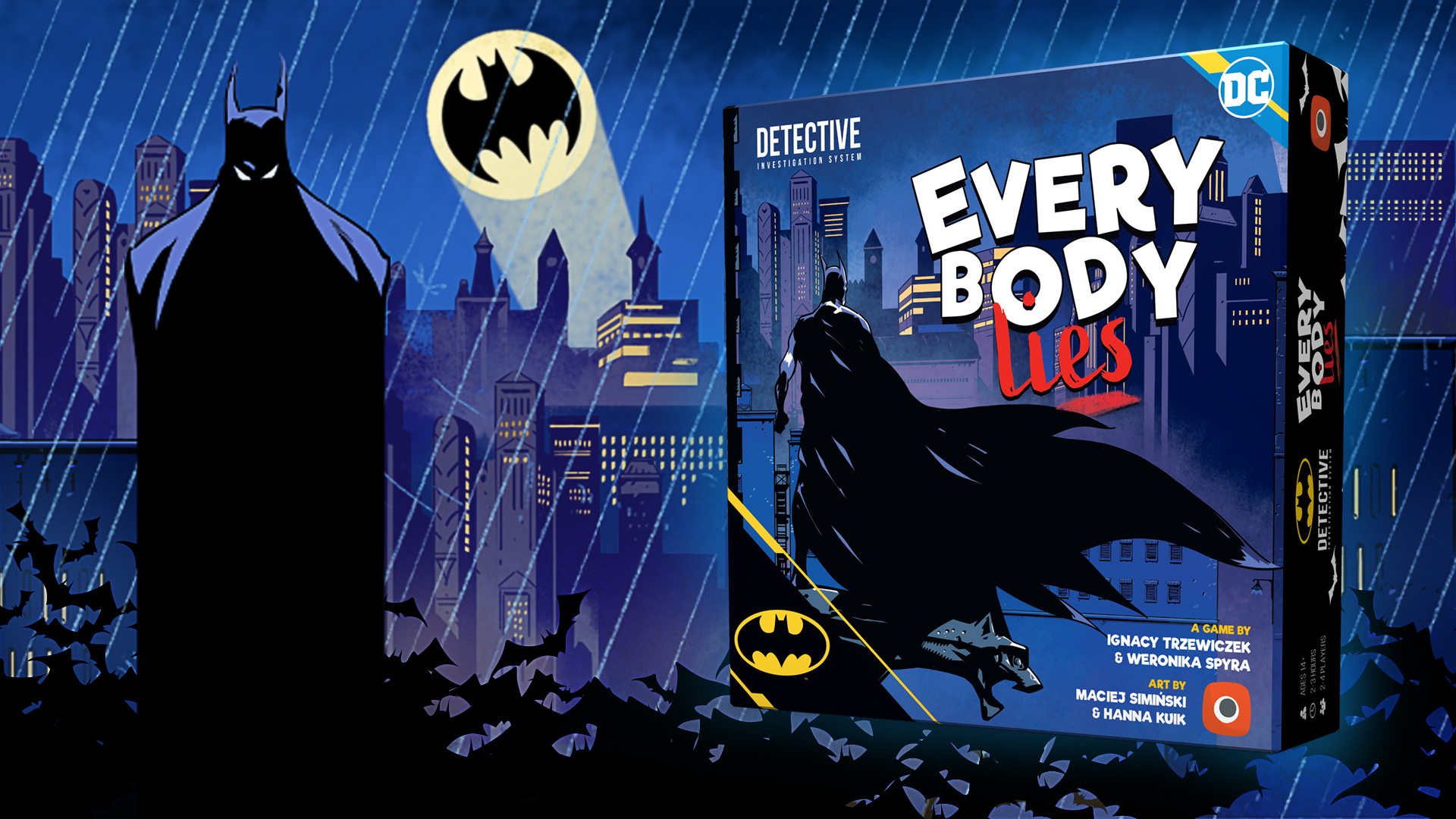 BATMAN: DETECTIVE CRIME-SOLVING BOARD GAMES